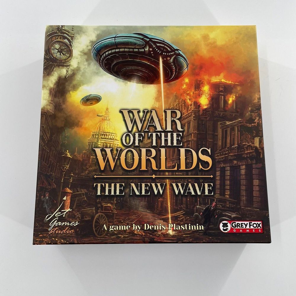 War of the Worlds: The New Wave Board Game‎ Complete in Box Great Condition